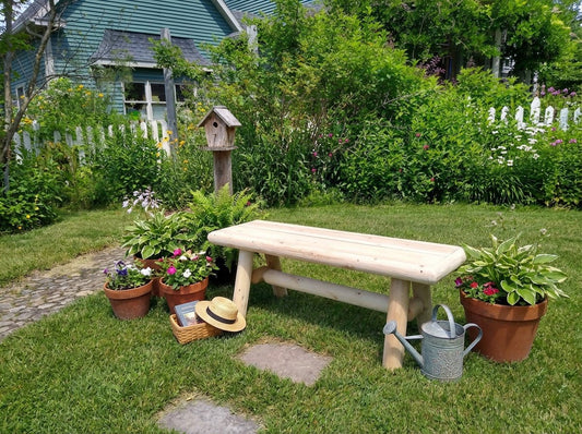 Outdoor Farmhouse Entryway Bench