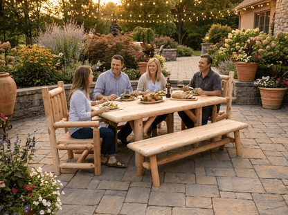 Outdoor Farmhouse Patio Table and Chairs