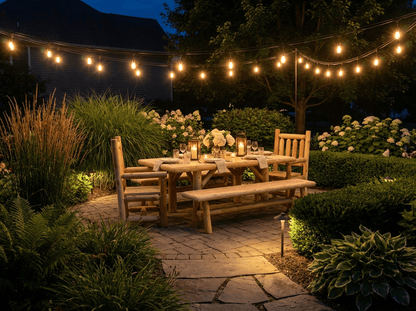 Outdoor Farmhouse Patio Table and Chairs