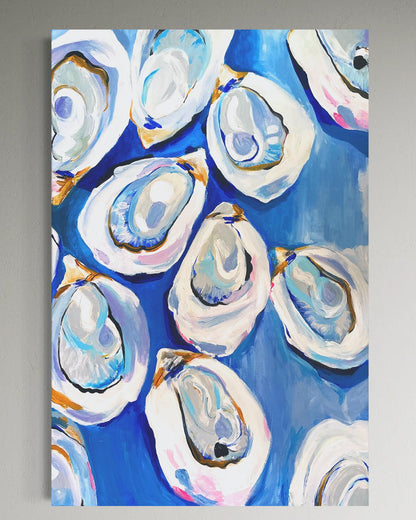 Oyster Shells Art Print – Coastal & Serene Wall Decor