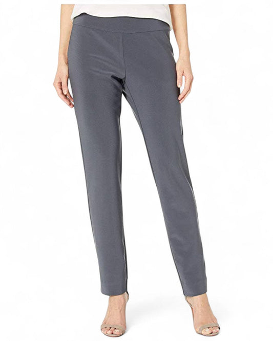 Krazy Larry P21 Microfiber Straight Leg Pant - Grey