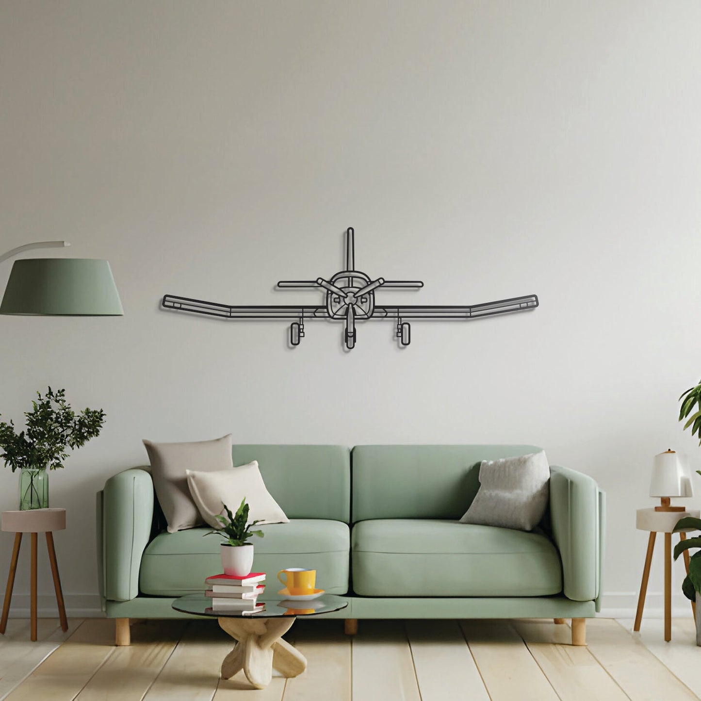 750 XL Front Metal Aircraft Wall Art - NCP0307