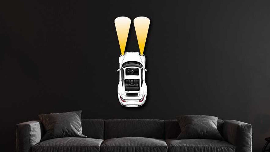PCAR Headlights White