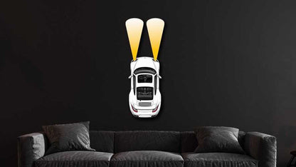 PCAR Headlights White