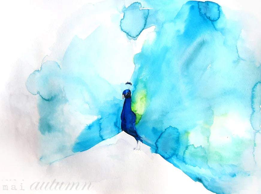 Peacock III Art Print – Archival Nature & Wildlife Wall Art