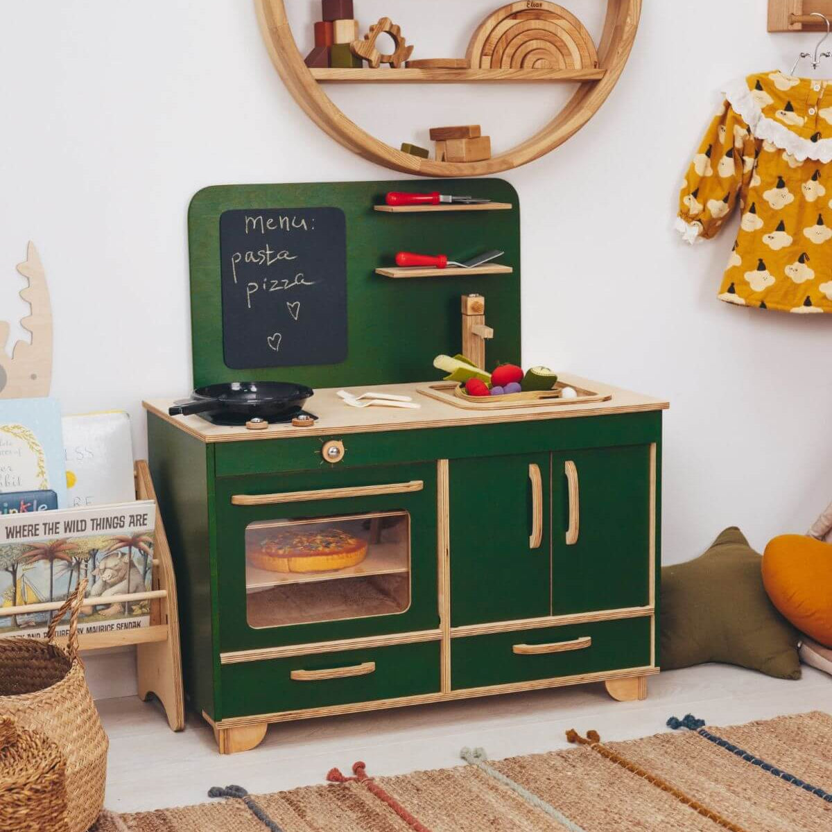 Wooden Play Kitchen