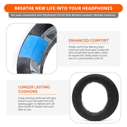 PlayStation Pulse Elite Cooling Gel Earpads - WC FreeZe Pulse Elite