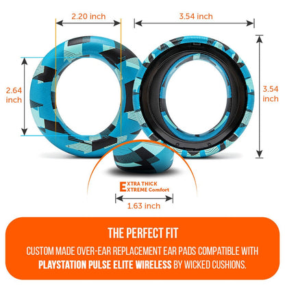 PlayStation Pulse Elite PU Leather Earpads - WC PadZ Pulse Elite