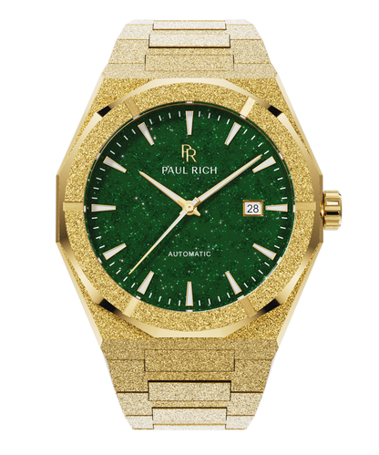 Frosted Star Dust II Gold Green