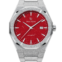 Frosted Star Dust II Silver Red