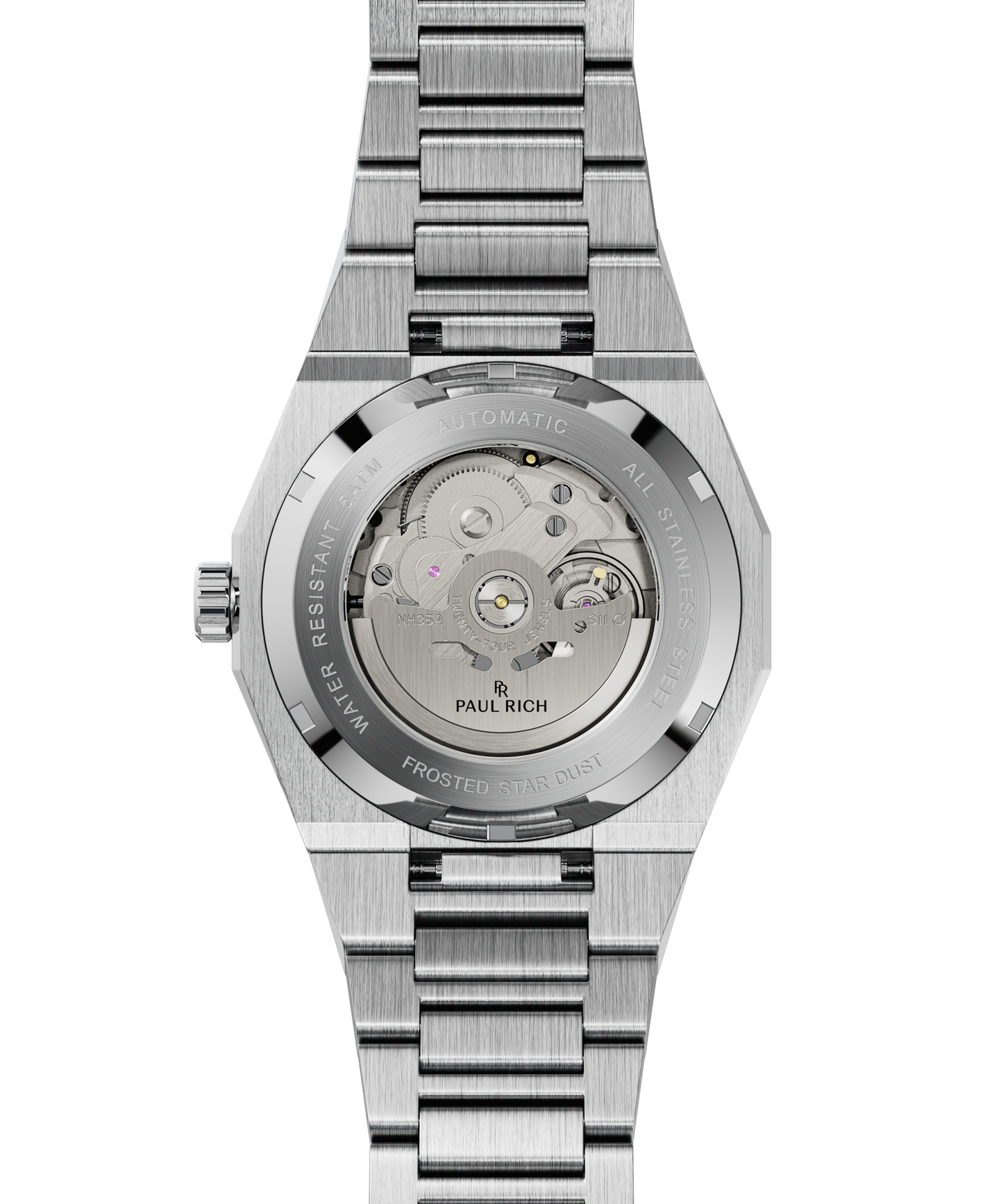 Frosted Star Dust II Silver Red