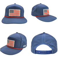 Premium USA Mesh Cap Flat-Bill Snapback