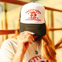 Pretty Girls Vote Republican Trucker Hat