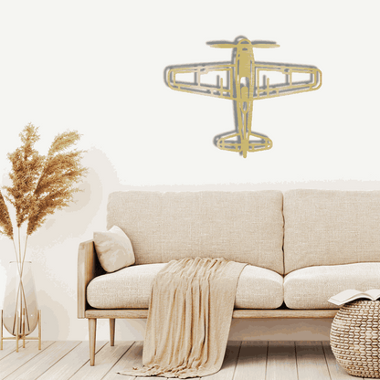 Airplane metal art Retro Aviation Gift for Him