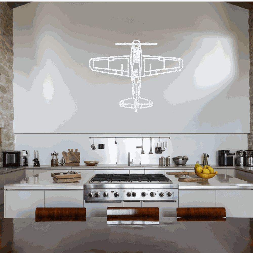Airplane metal art Retro Aviation Gift for Him