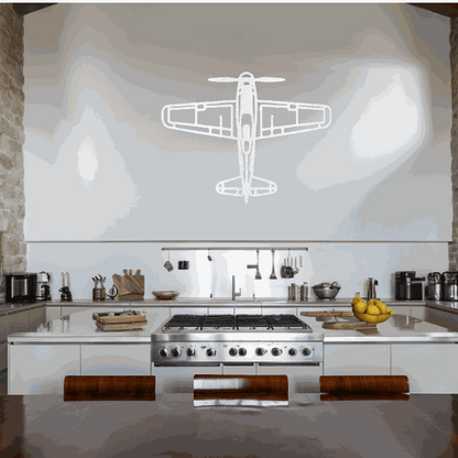 Airplane metal art Retro Aviation Gift for Him