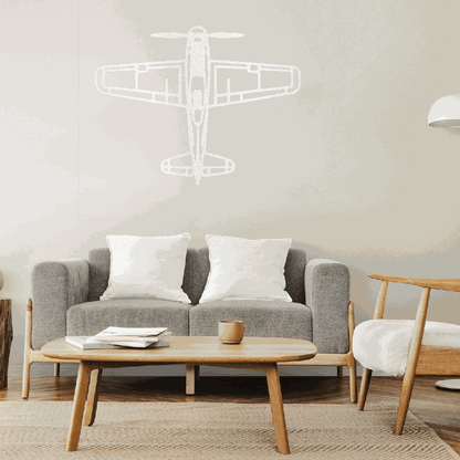 Airplane metal art Retro Aviation Gift for Him