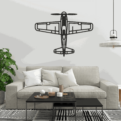 Airplane metal art Retro Aviation Gift for Him
