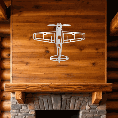 Airplane metal art Retro Aviation Gift for Him