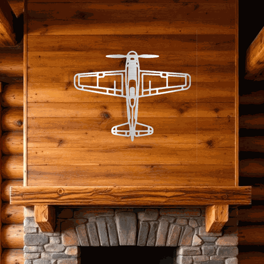 Airplane metal art Retro Aviation Gift for Him