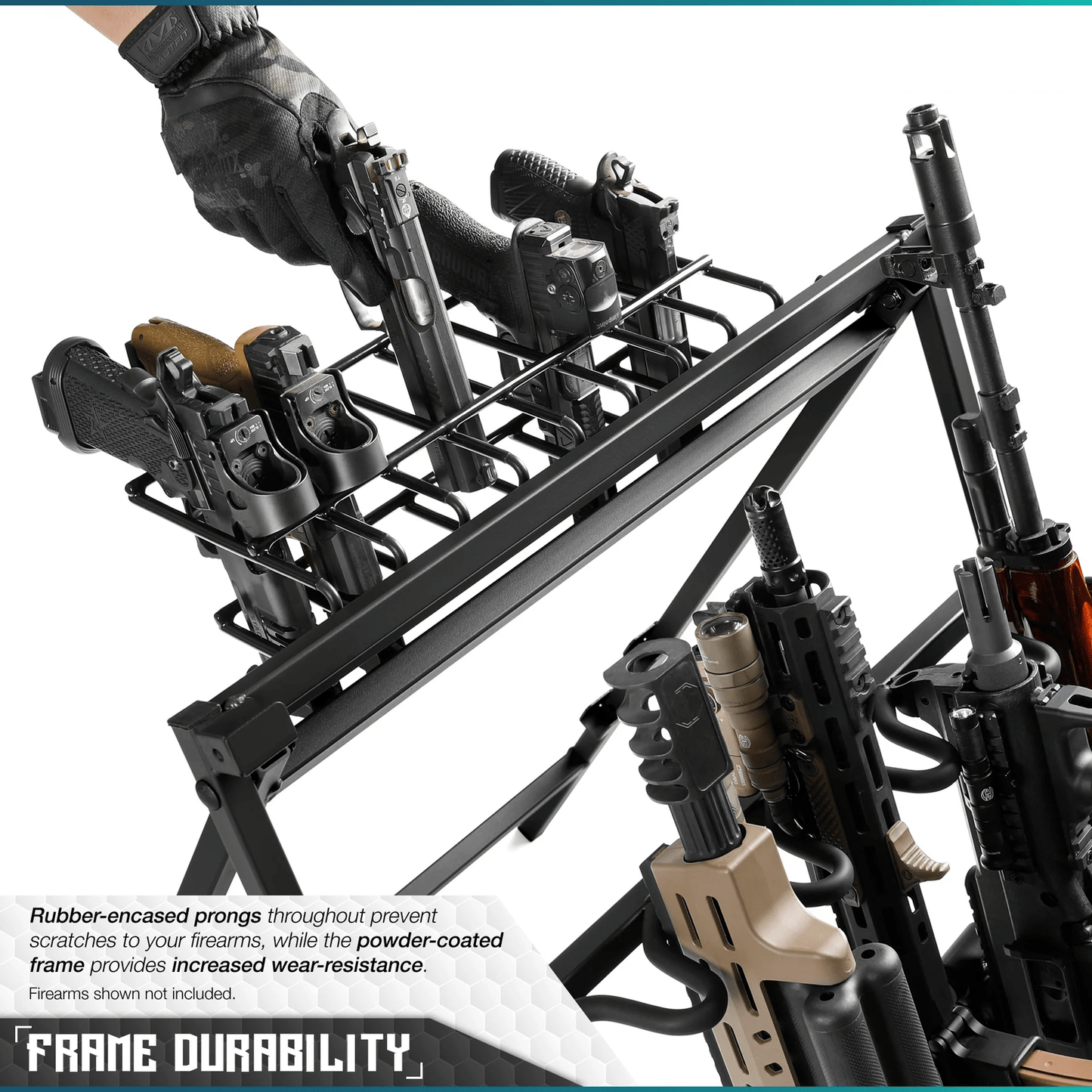 Pistol Rack Attachment for Shorty Rack of 9