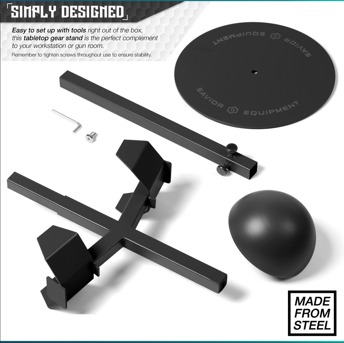 Tabletop Gear Rack
