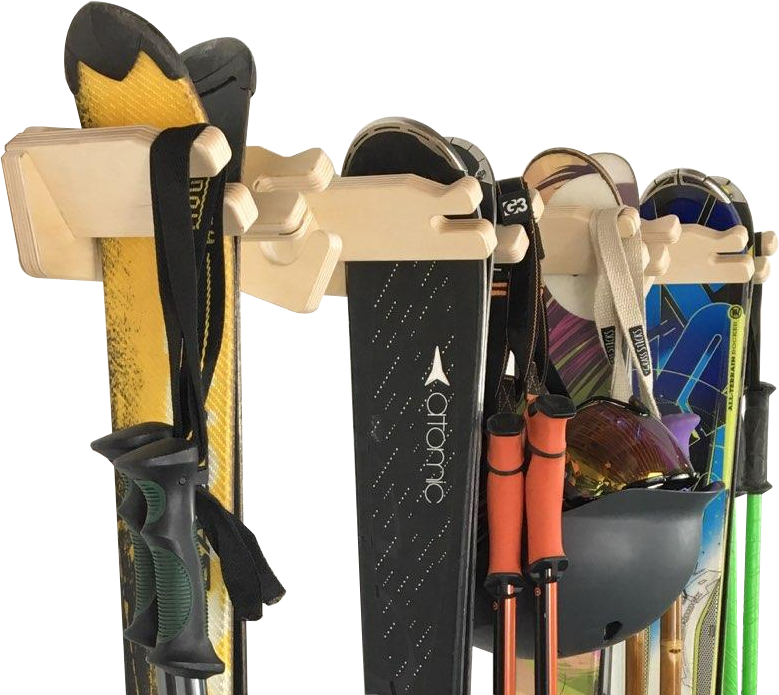 THE APRES ski wall rack