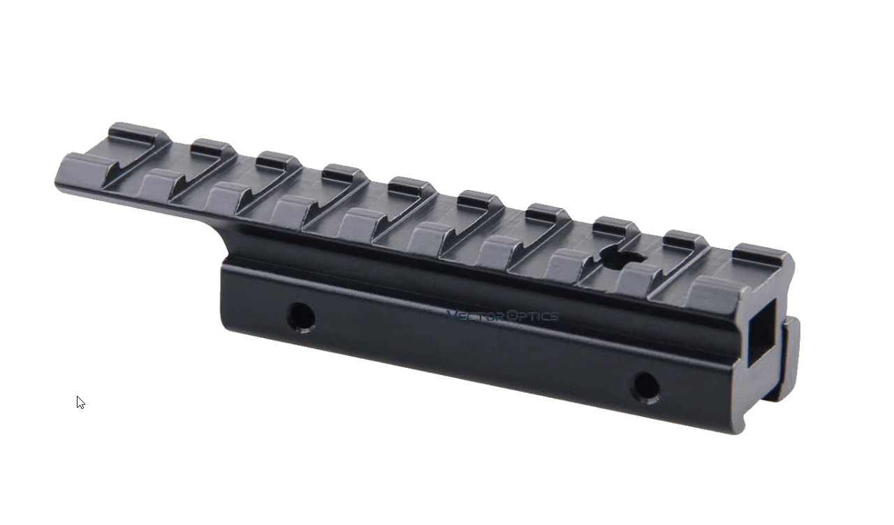 Dovetail to Weaver Extended Rail