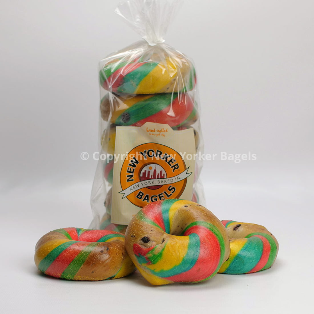 Rainbow Bagels