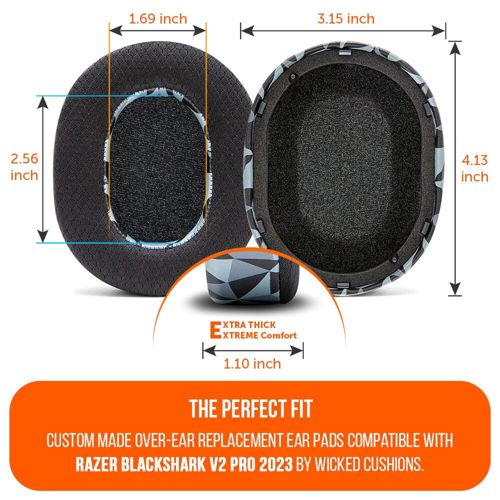 Razer Blackshark V2 Pro 2023 Earpads - WC FreeZe Cooling Gel