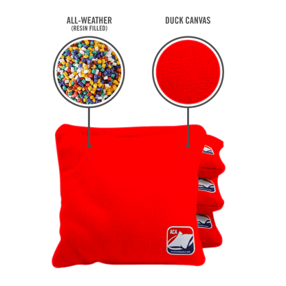Red Daily 66x Cornhole Bags