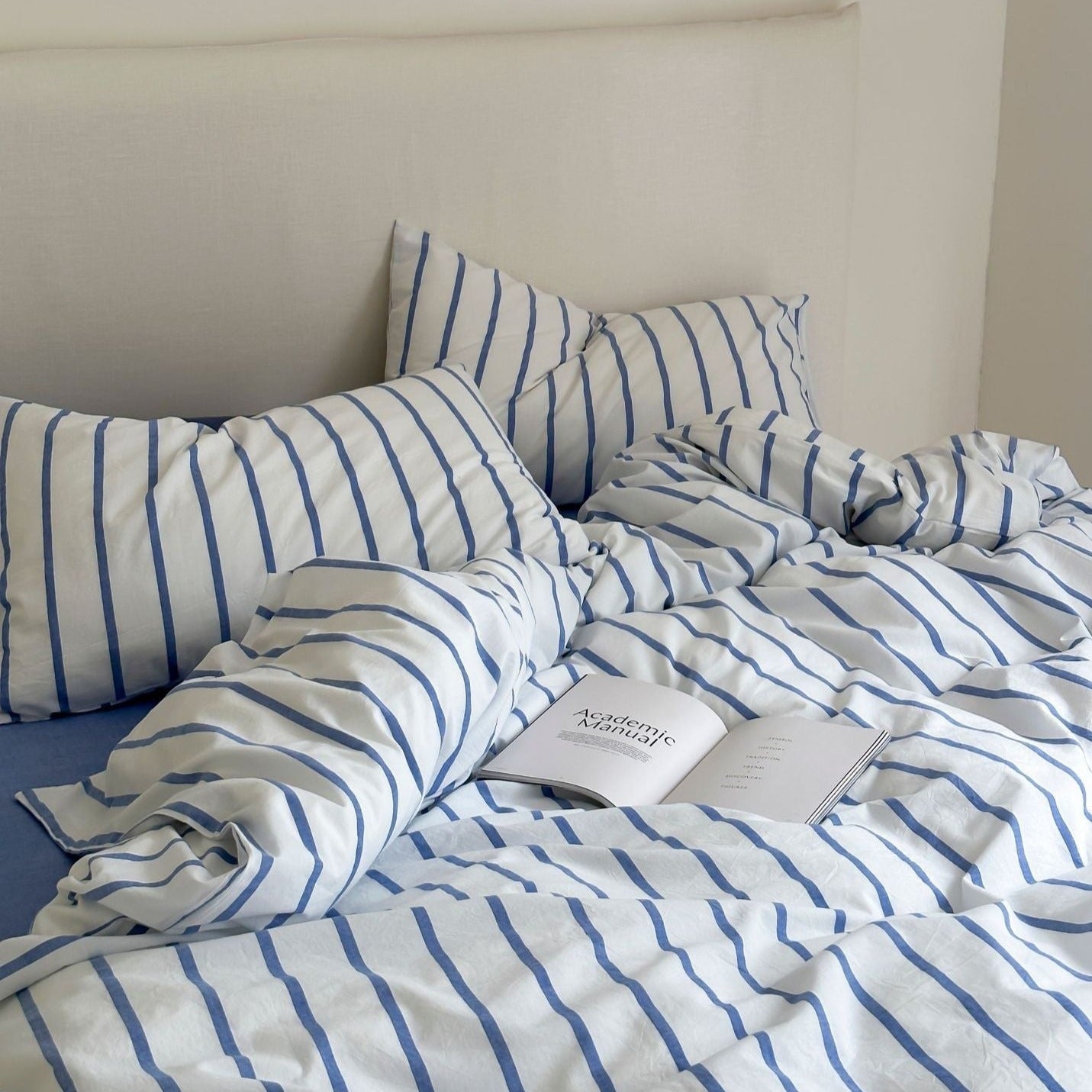Refreshing Stripe Bedding Set / Yellow