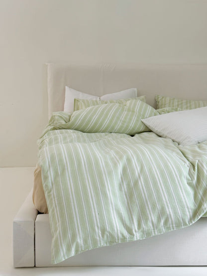 Refreshing Stripe Bedding Set / Yellow