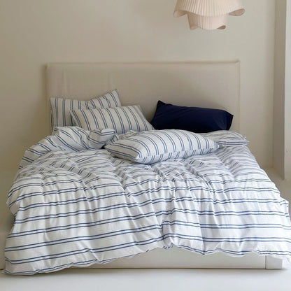 Refreshing Stripe Duvet Cover / Yellow