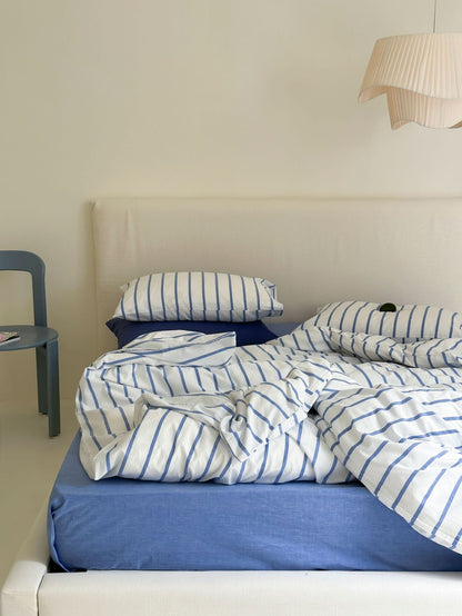 Refreshing Stripe Pillowcases / Forest Green