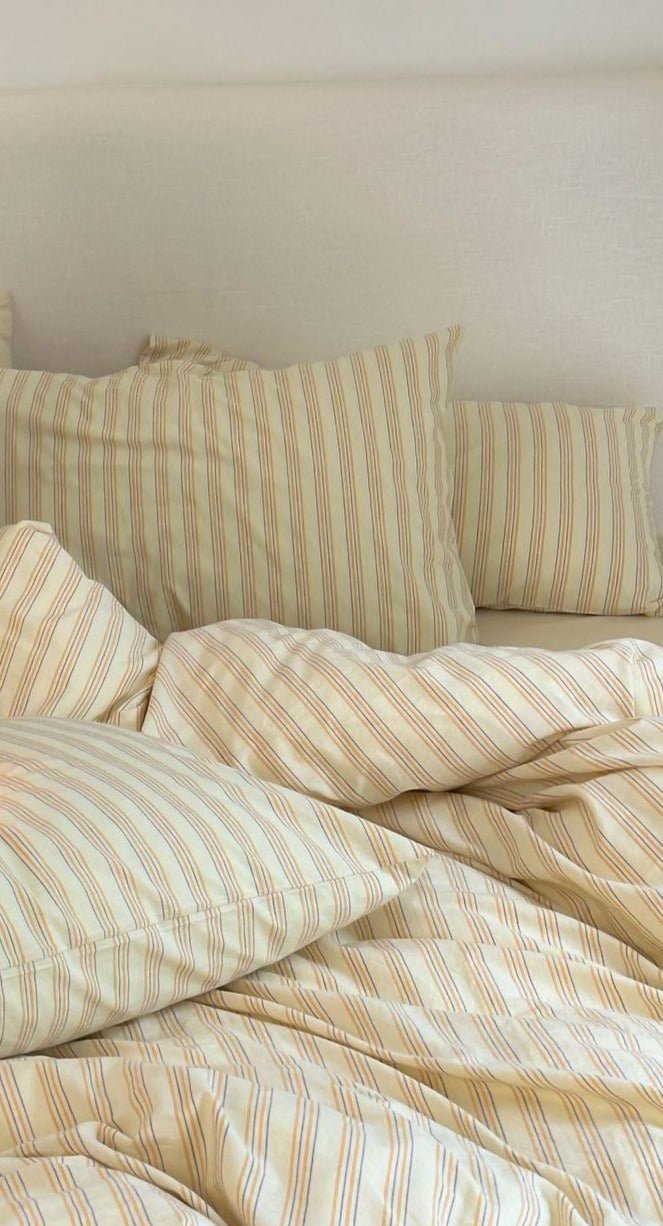 Refreshing Stripe Pillowcases / Mint Green