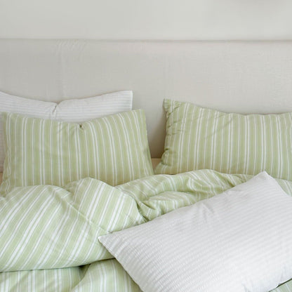 Refreshing Stripe Pillowcases / Yellow
