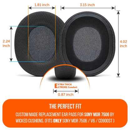 Replacement Earpads For Sony MDR 7506