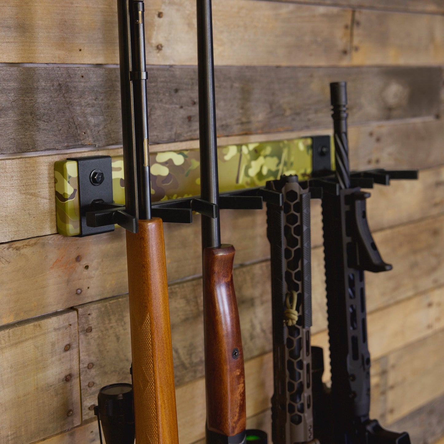 FORGE Firearm Wall Mount Display | 5 Slots | MultiCam