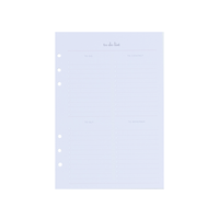 A5 Refills for Meal Planning, To-Do Lists & Notes