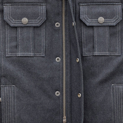 Rowdy Men's Thunder Denim Motorcycle Jacket