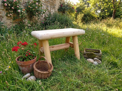 Rustic Wooden Outdoor Garden Bench
