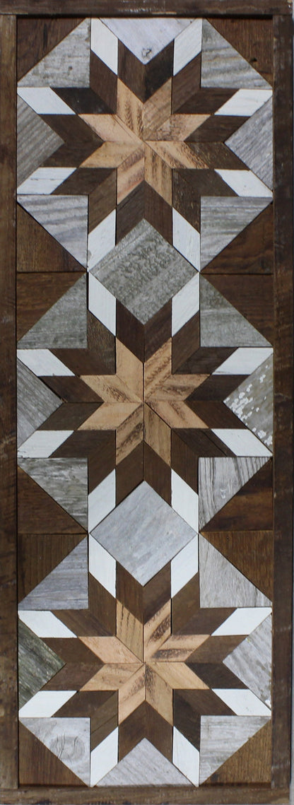 Amish Handmade Barn Quilt - Banner (10.5 in x 30 in)