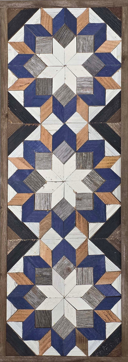 Amish Handmade Barn Quilt - Banner (10.5 in x 30 in)