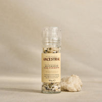 Natural Spring Salt Crystals & Organic Pepper - Glass Mill