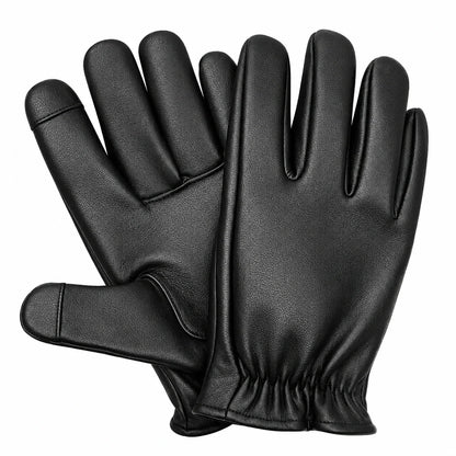 Classic Short Wrist Touchscreen Deerskin Gloves