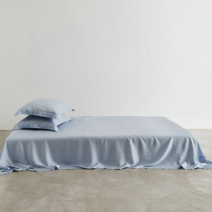 Silky Solid Tencel Bedding Set / Blue