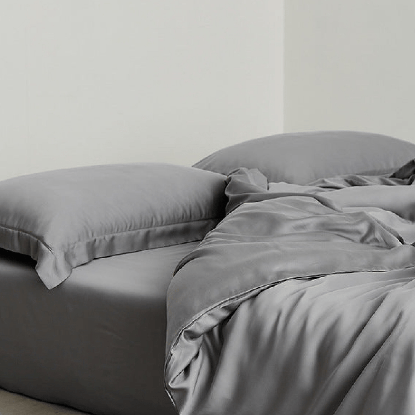 Silky Solid Tencel Bedding Set / Pink