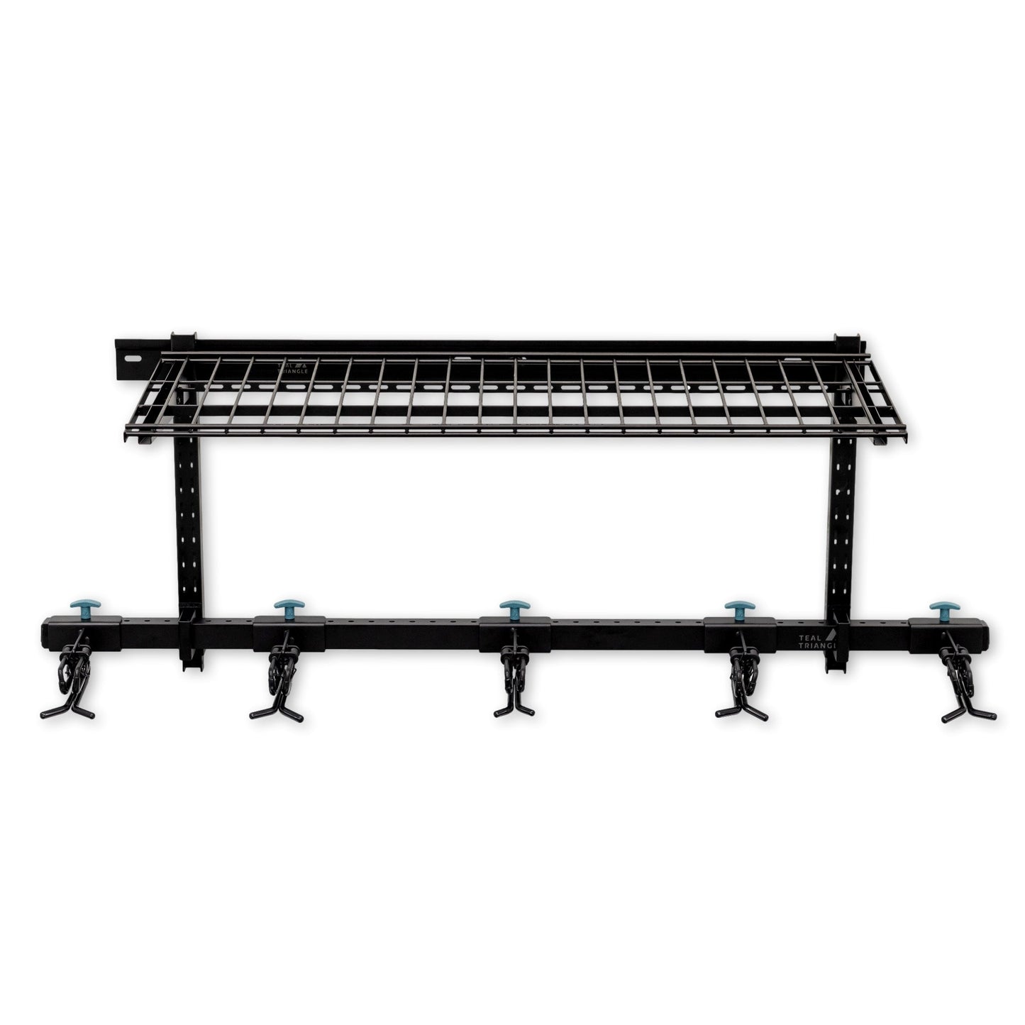 Lone Peak Ski + Shelf | Adjustable Wall Storage System | Holds 5 Pairs of Skis