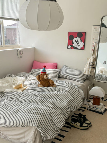Soft Jacquard Bedding Set / Barbie Hot Pink